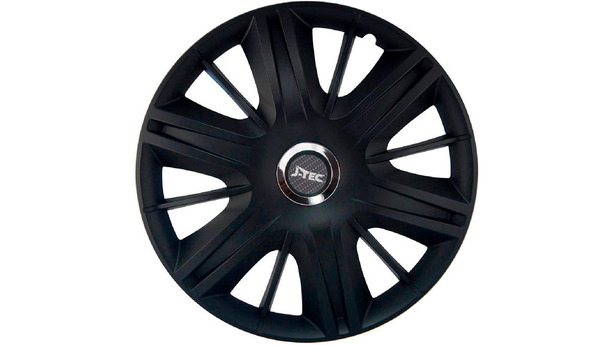 Enjoliveur+J-Tec+Maximus+15+pouces+noir+%2B+anneau+chrom%C3%A9+%28%C3%A0+l%27unit%C3%A9%29